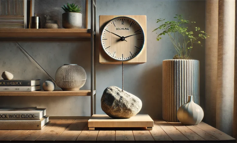 tischling rock weighted clock